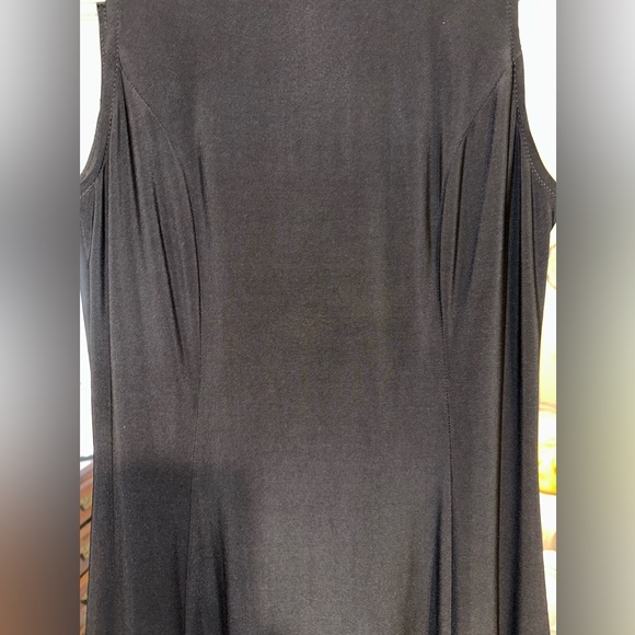 Tash & Sophie Black Slinky Midi Dress NWOT - Picture 4 of 11